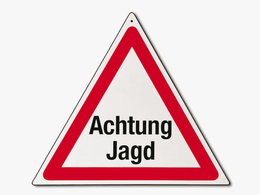 AKAH Warndreieck "Achtung Jagd"