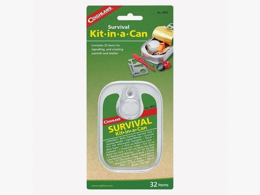 Coghlans Kit-in-a-Can Survival Kit