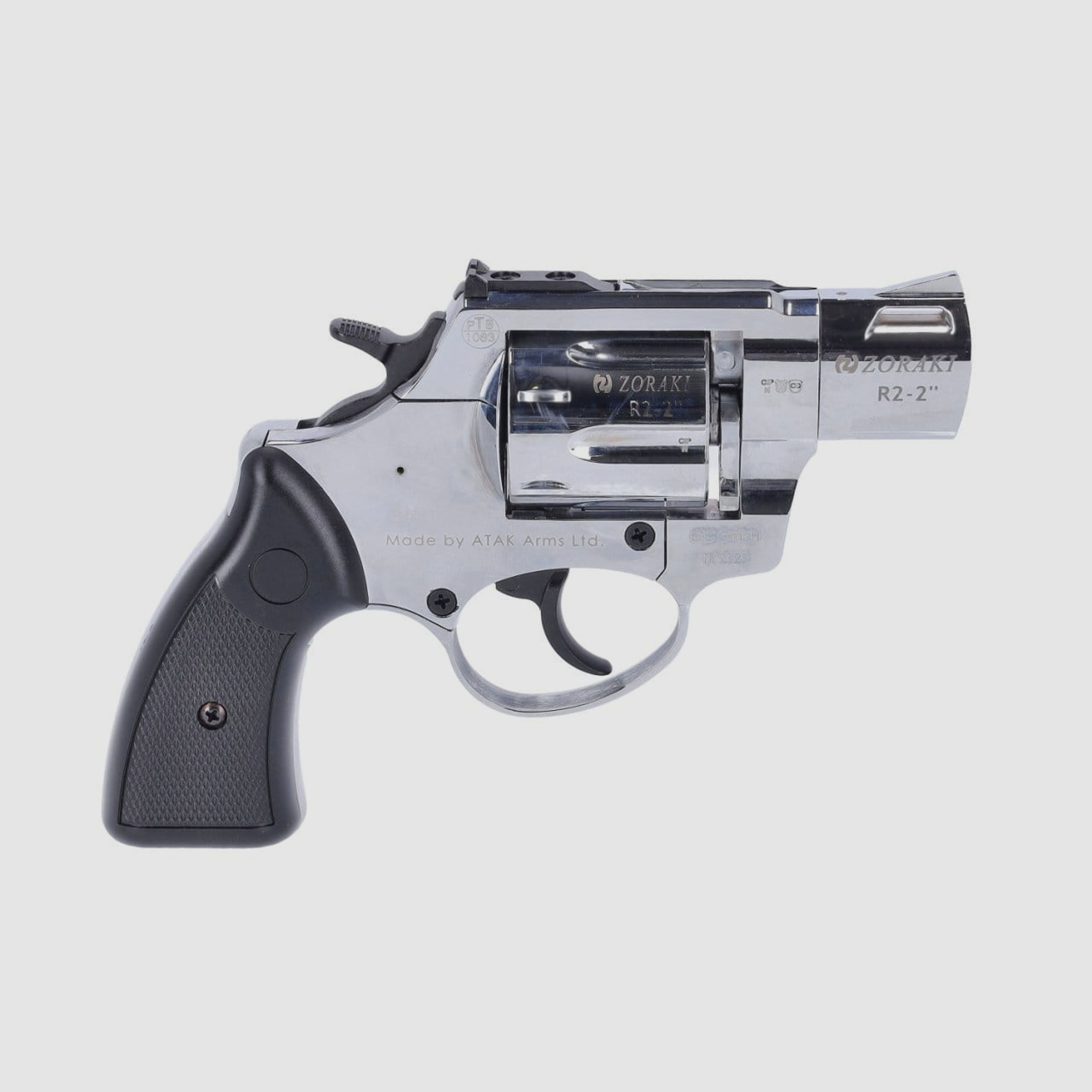 Zoraki R2 Schreckschuss Revolver 2 Zoll 9 mm chrom