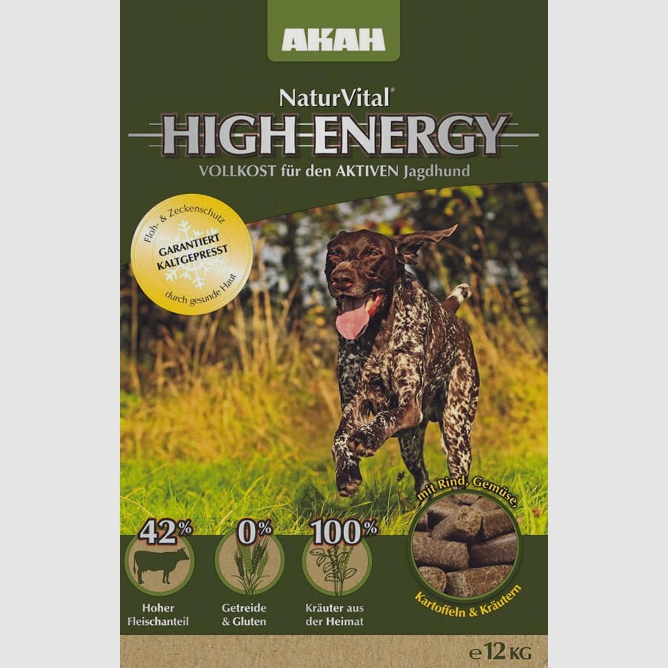 AKAH Natur Vital HIGH ENERGY Hundefutter 12 kg