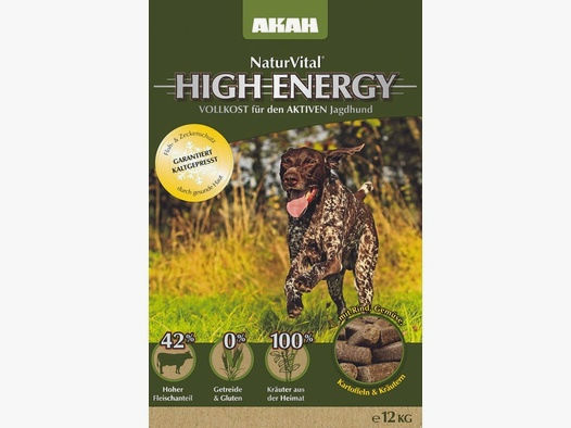 AKAH Natur Vital HIGH ENERGY Hundefutter 12 kg
