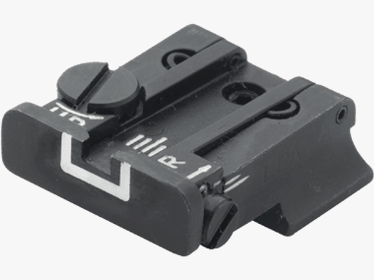 LPA Mikrometer-Visier TPU für Walther P99, PPQ, PPQ M2, S&W SW99, White Outli...