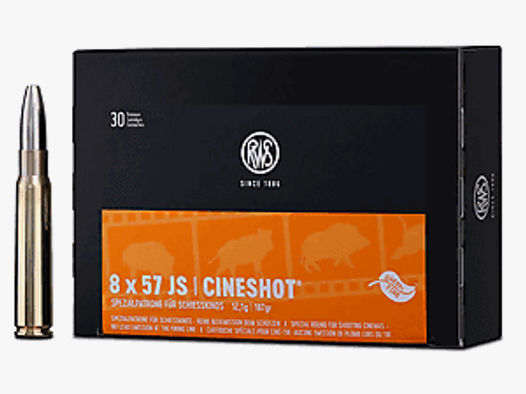 RWS Cineshot 8x57 IS 187 gr. - 30 Stk.