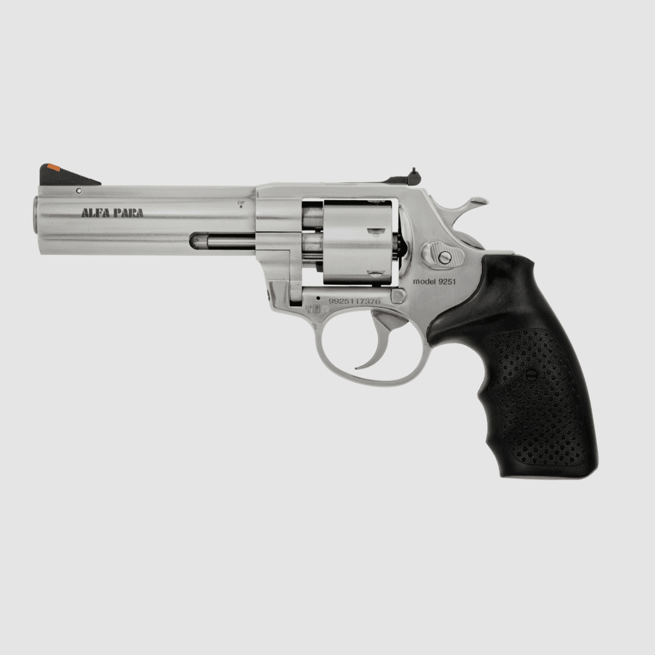 Alfa Proj 9251 stainless - 5 Zoll Revolver Kal. 9mm Luger
