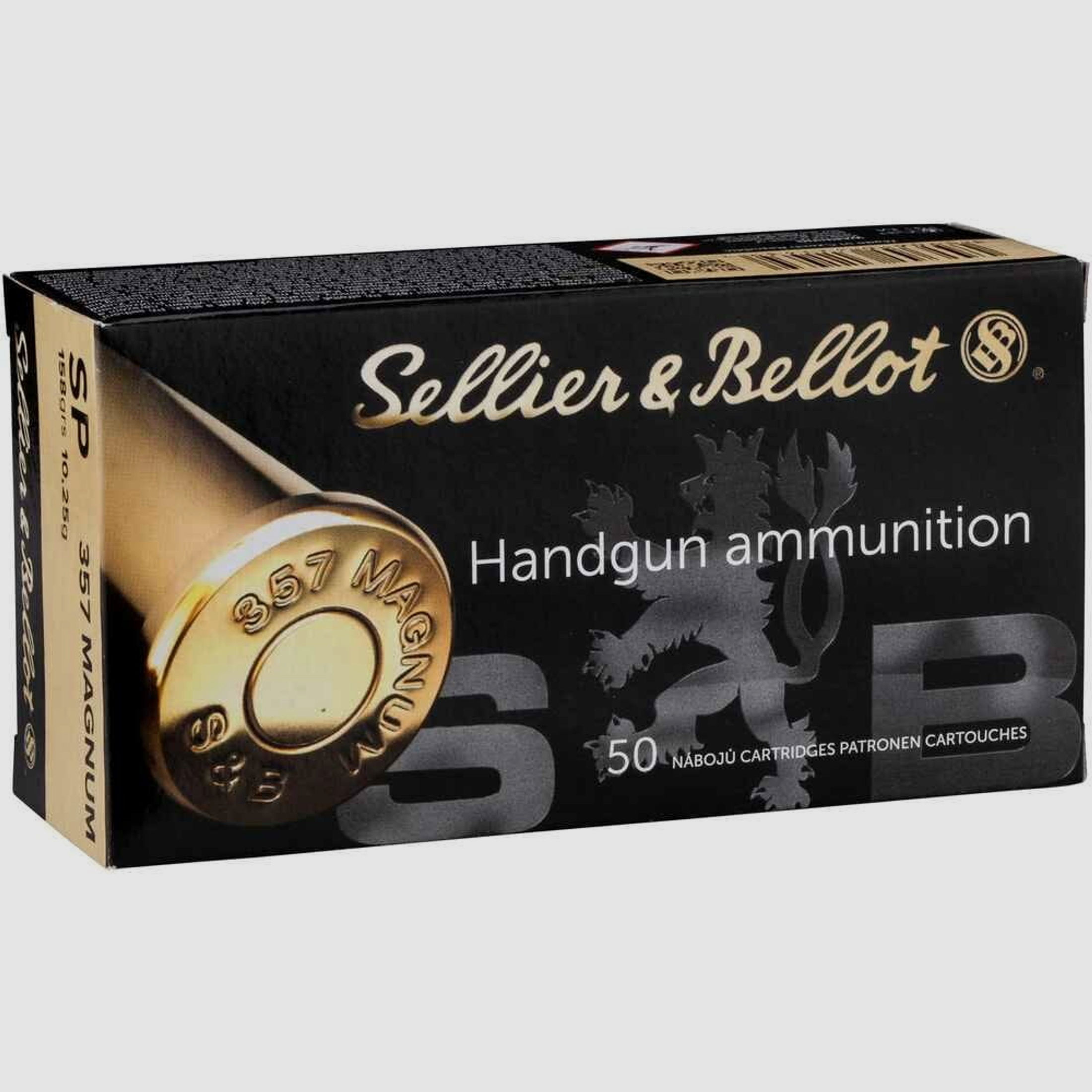 Sellier & Bellot .357 Magnum Teilmantel SP 158gr. - 50 St.