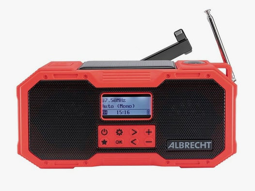 Albrecht DR 112 DAB+ Outdoor Kurbelradio