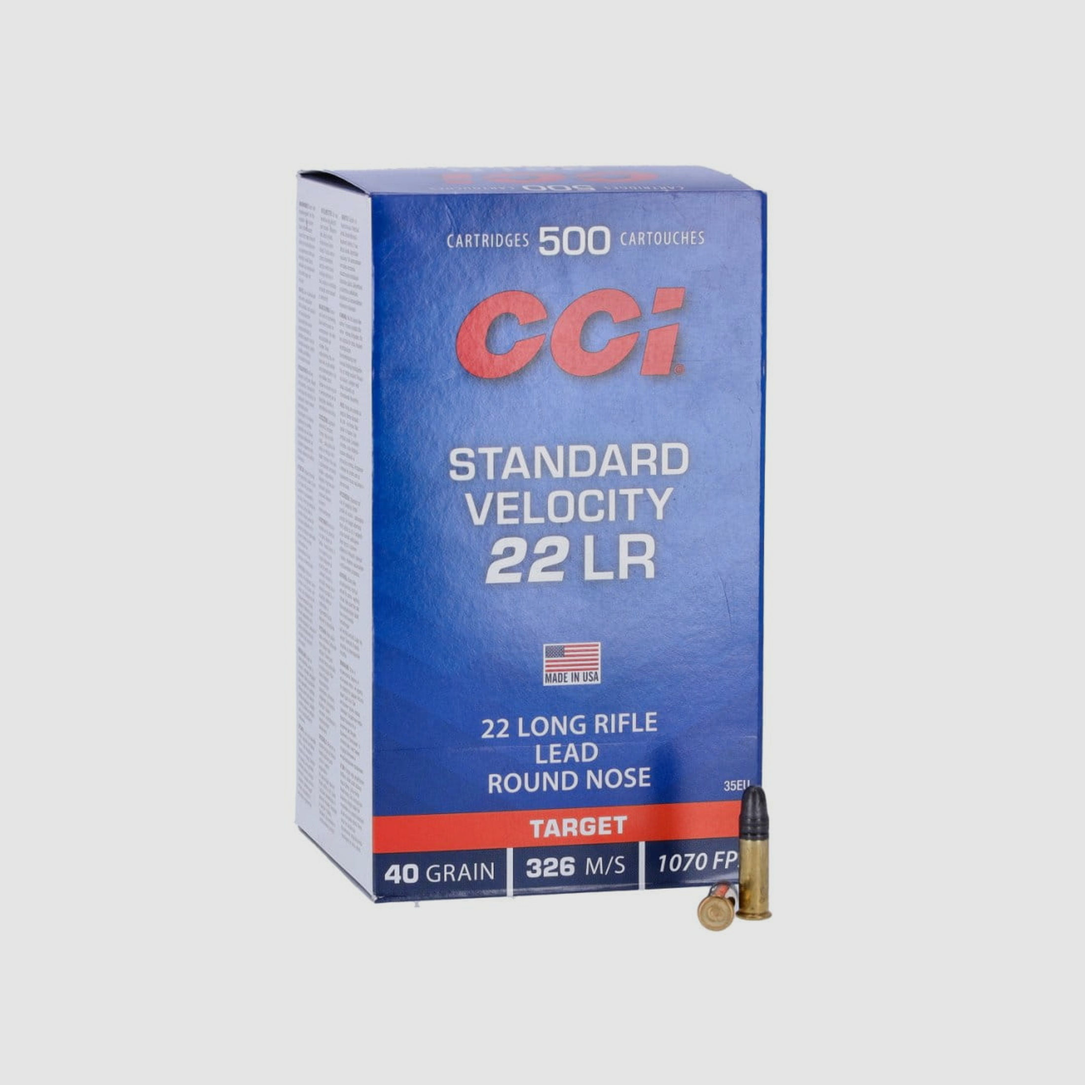 CCI Standard .22 lfB LRN 500 Stück