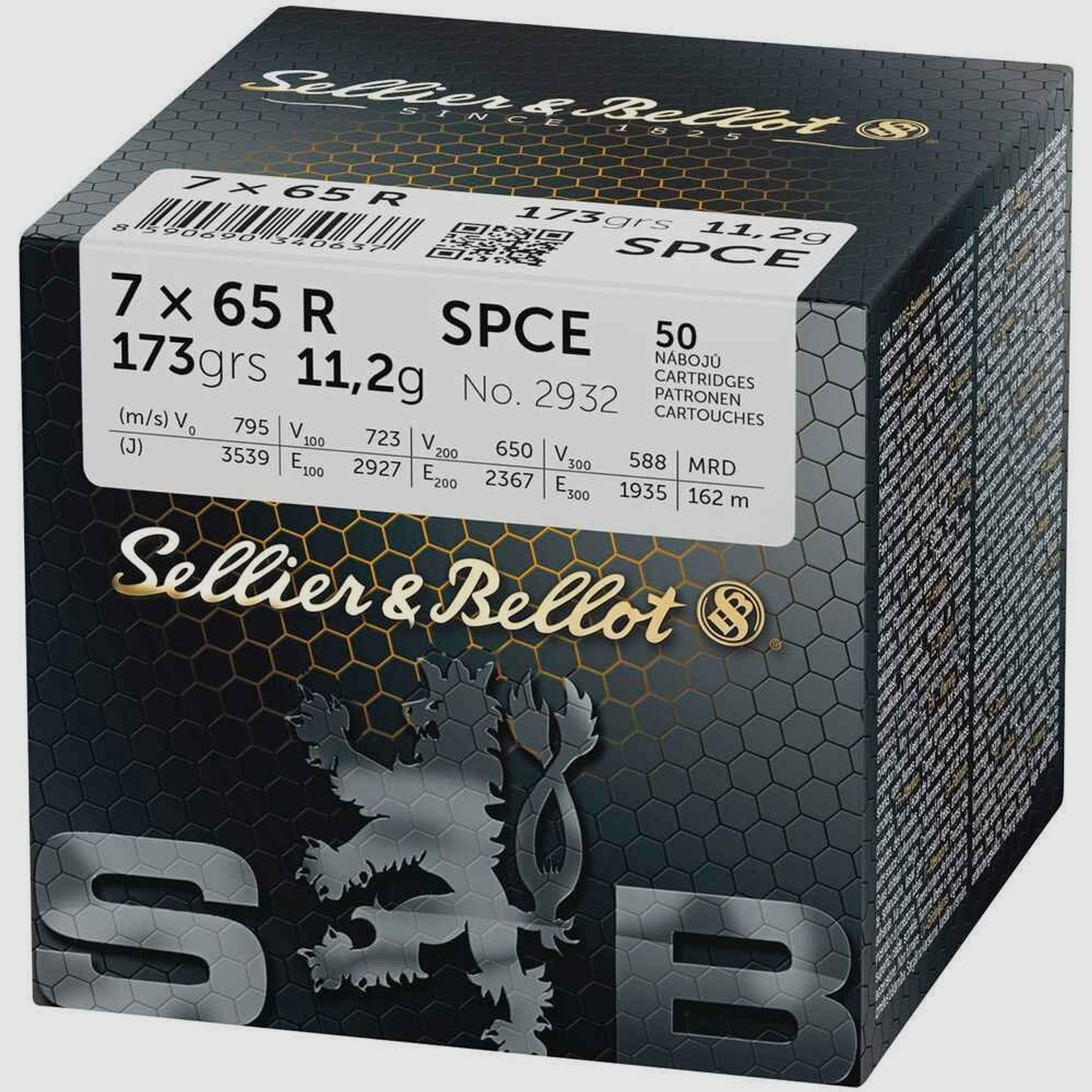 Sellier & Bellot 7x65R, Teilmantel 173gr - 50 St.