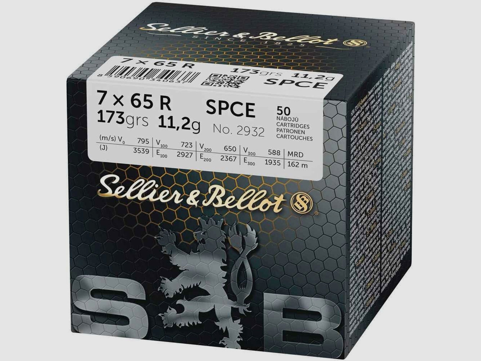 Sellier & Bellot 7x65R, Teilmantel 173gr - 50 St.