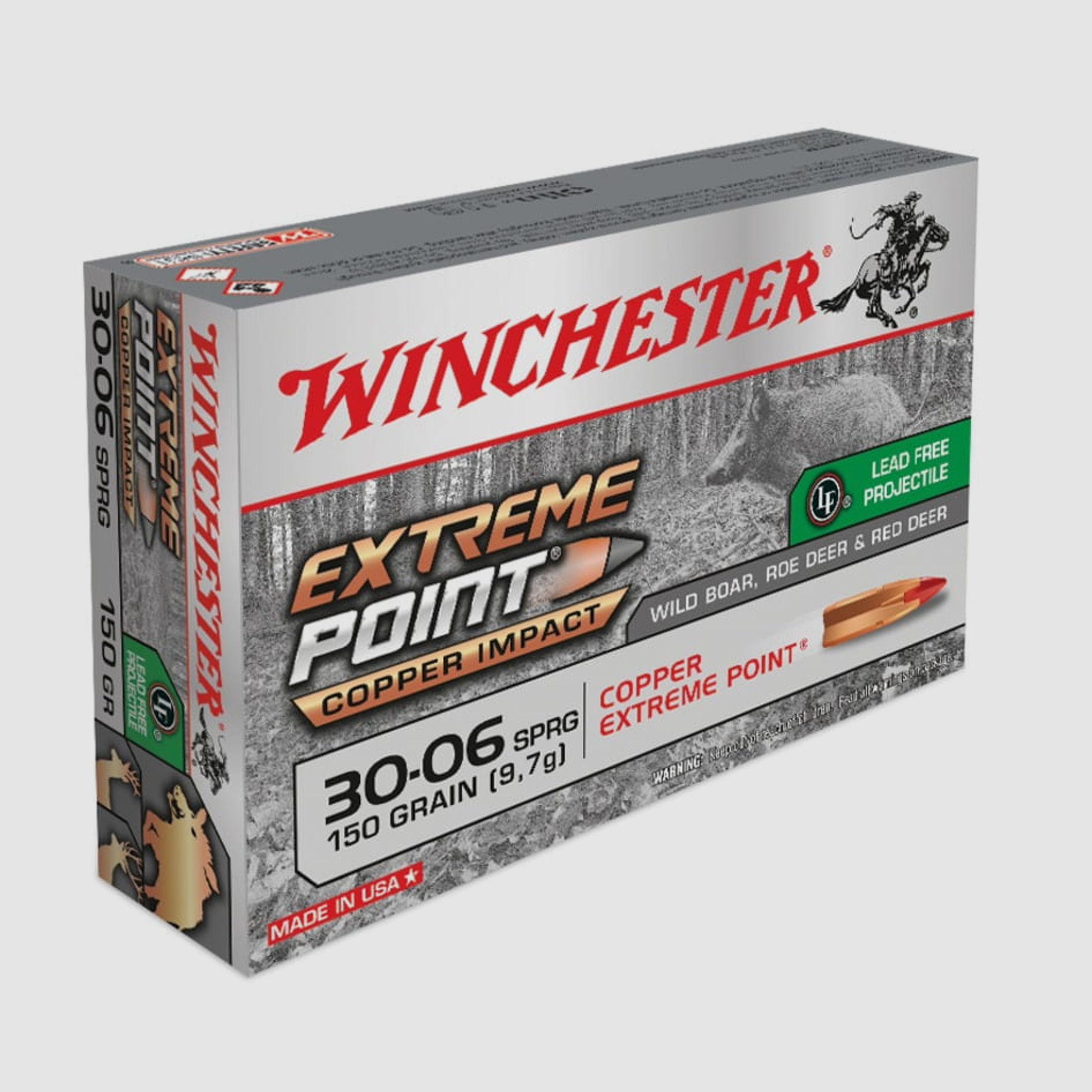 Winchester Extreme Point Copper Impact .30-06 150 Grain - 20 Stk.