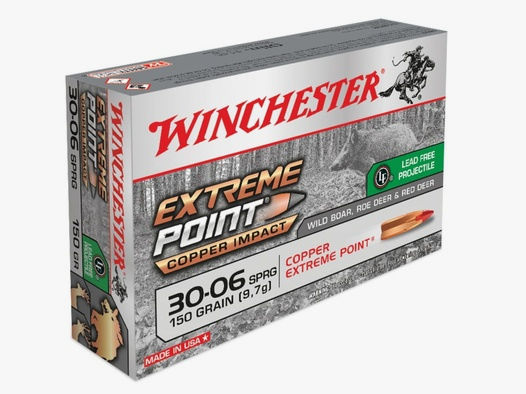 Winchester Extreme Point Copper Impact .30-06 150 Grain - 20 Stk.
