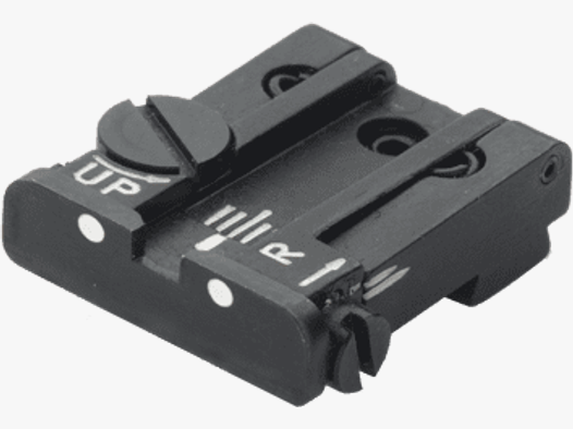 LPA Mikrometer-Visier TPU für Glock-Pistolen, 2-Punkte ohne Korn