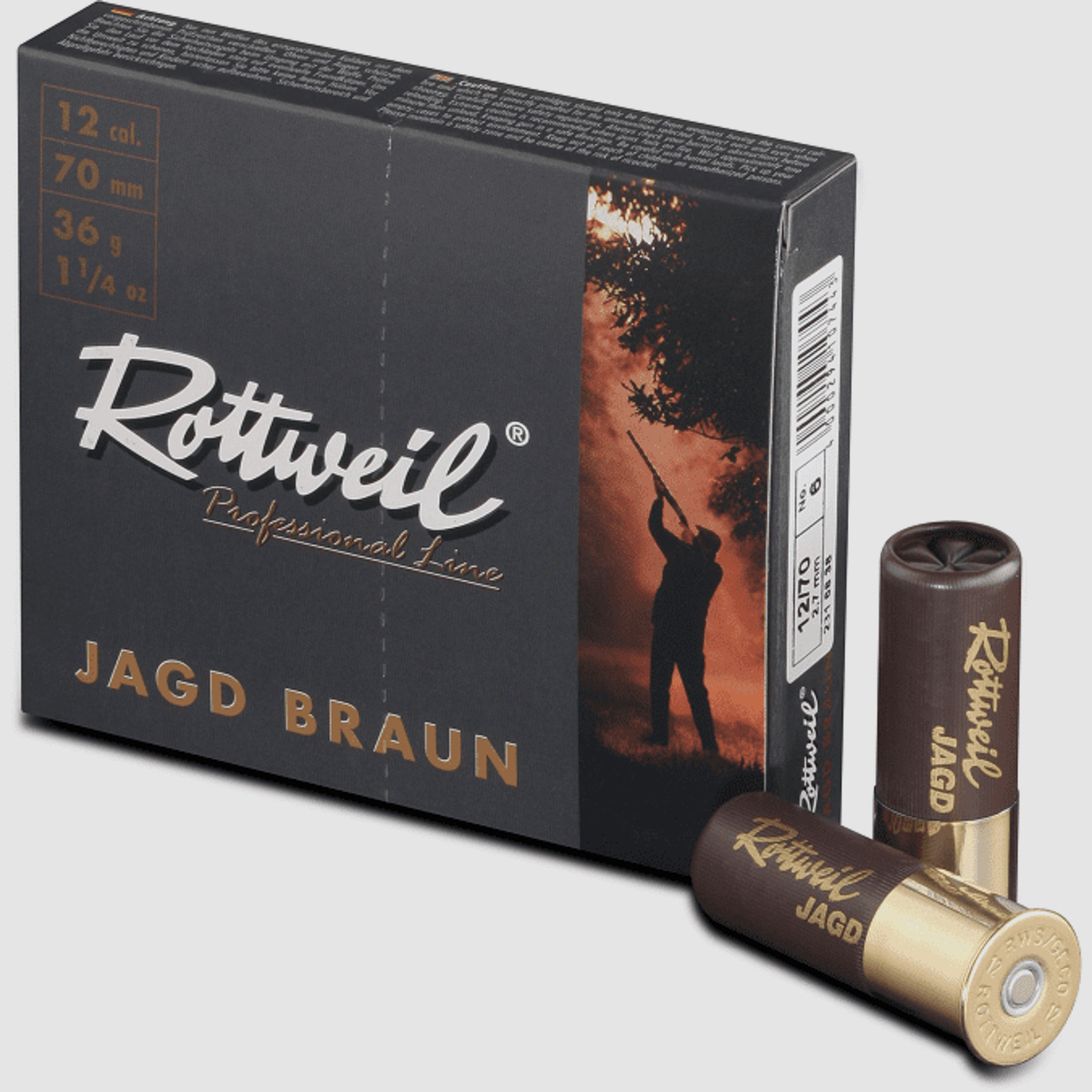 Rottweil Jagd Plastik 12/70 2,7mm