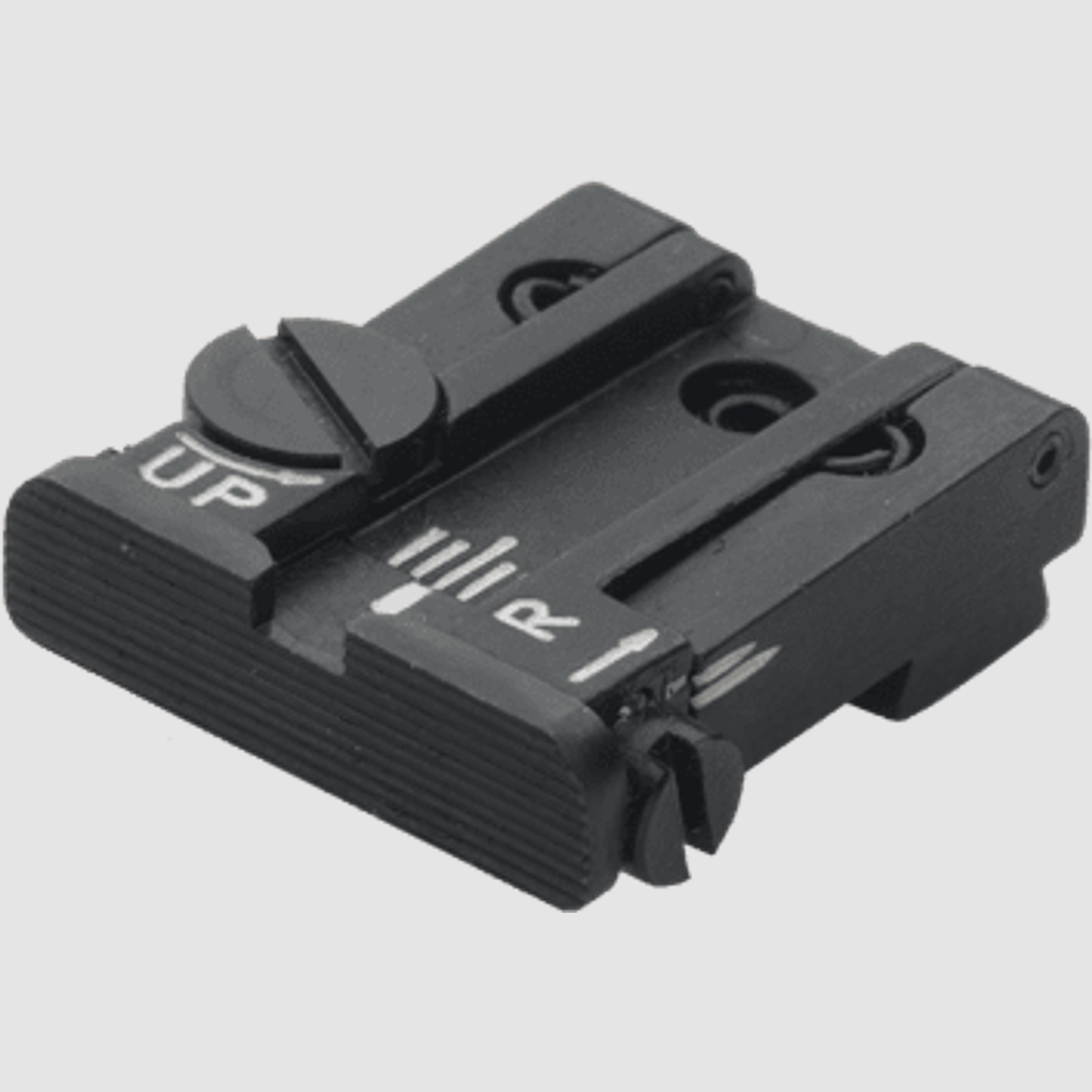 LPA Mikrometer-Visier TPU für Glock-Pistolen ohne Korn