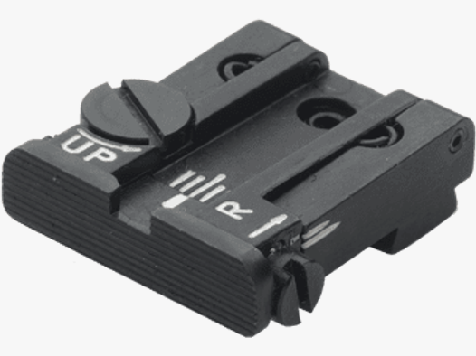 LPA Mikrometer-Visier TPU für Glock-Pistolen ohne Korn