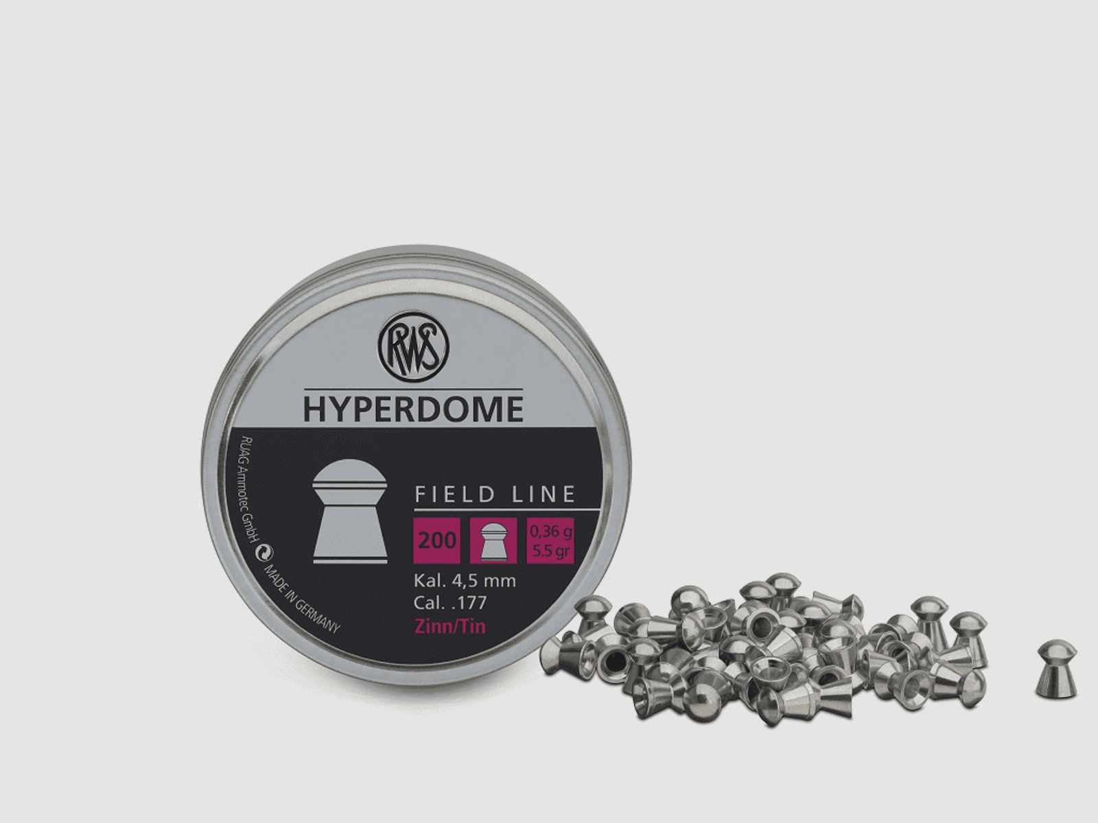RWS FIELD-L Hyperdome Diabolo 4,5 0,36g 200er