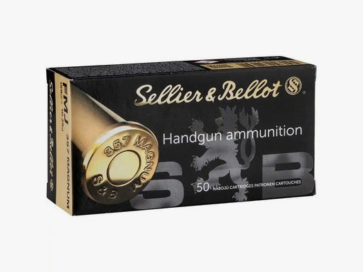 Sellier & Bellot .357 Magnum Vollmantel FMJ 158gr. - 50 St.