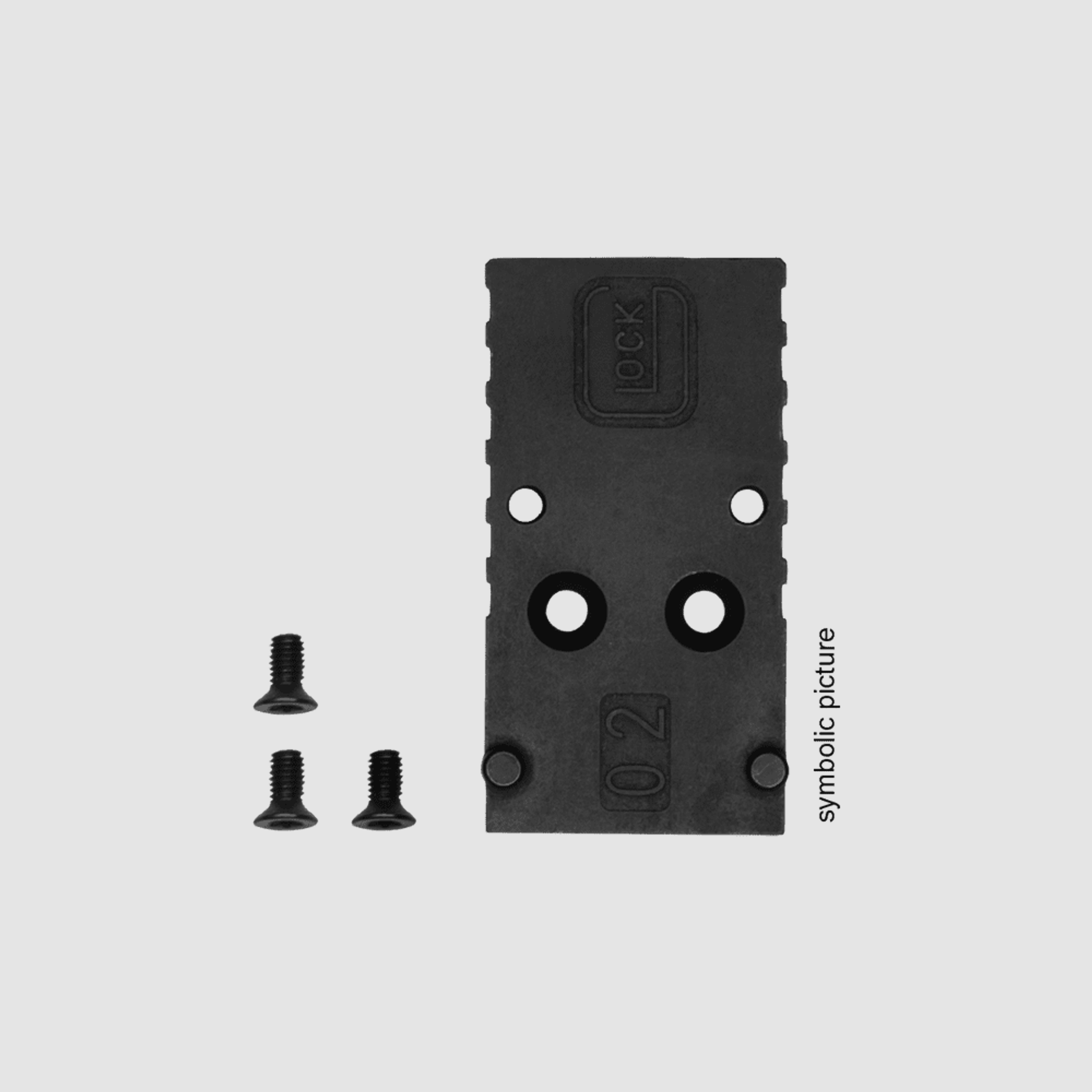 Adapterplatten für Glock MOS System 28,5 mm