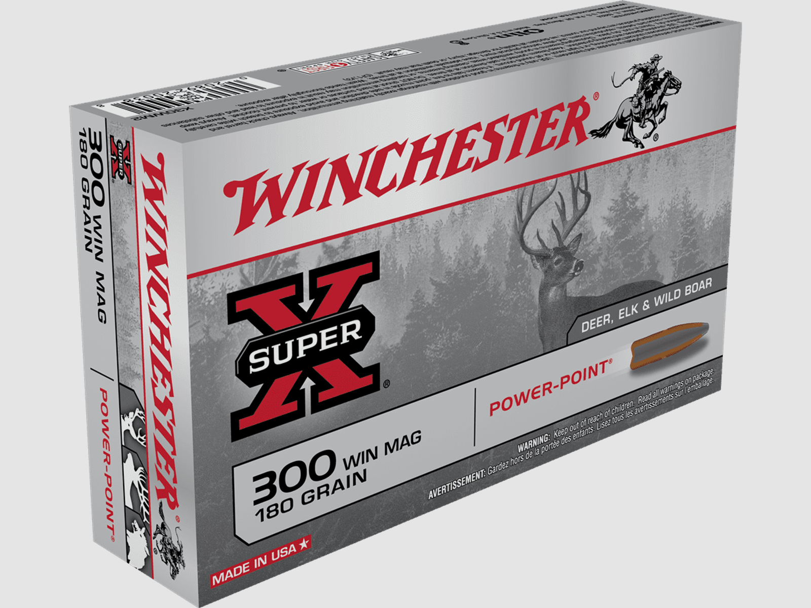Winchester Power Point .300 Win Mag 180gr. .20 St.