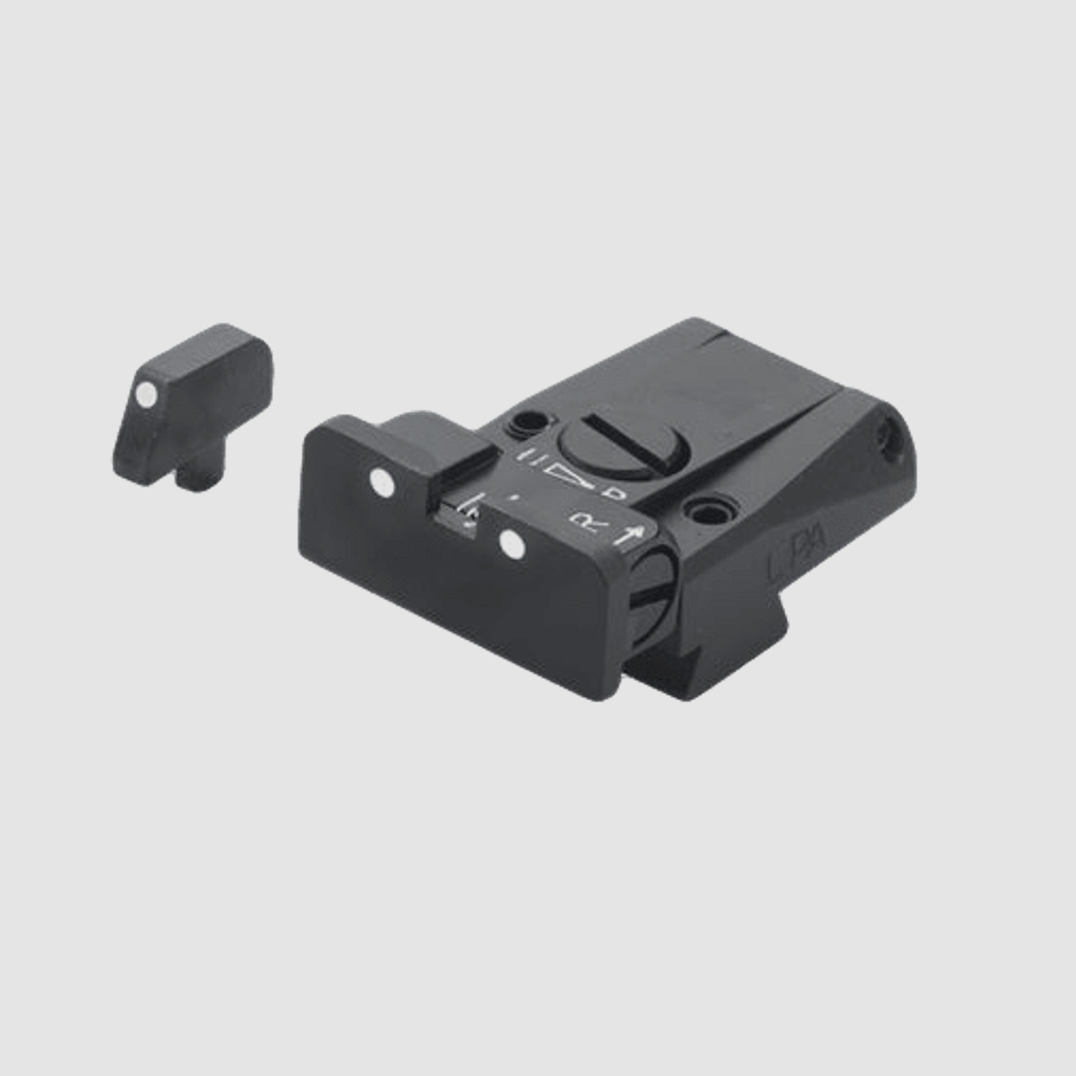 LPA Mikrometer-Visier SPR für Colt M1911A1, 3-Punkt inkl. Korn