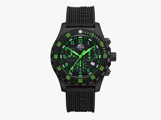 H3Tactical Trooper Carbon Green Chronograph H3 Tactical Watch