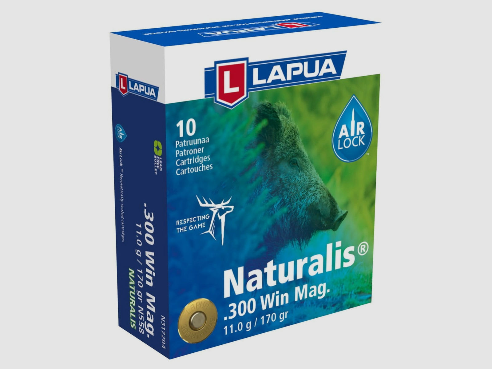 Lapua .300 Win Mag Naturalis 170 grs. 10 Stk.