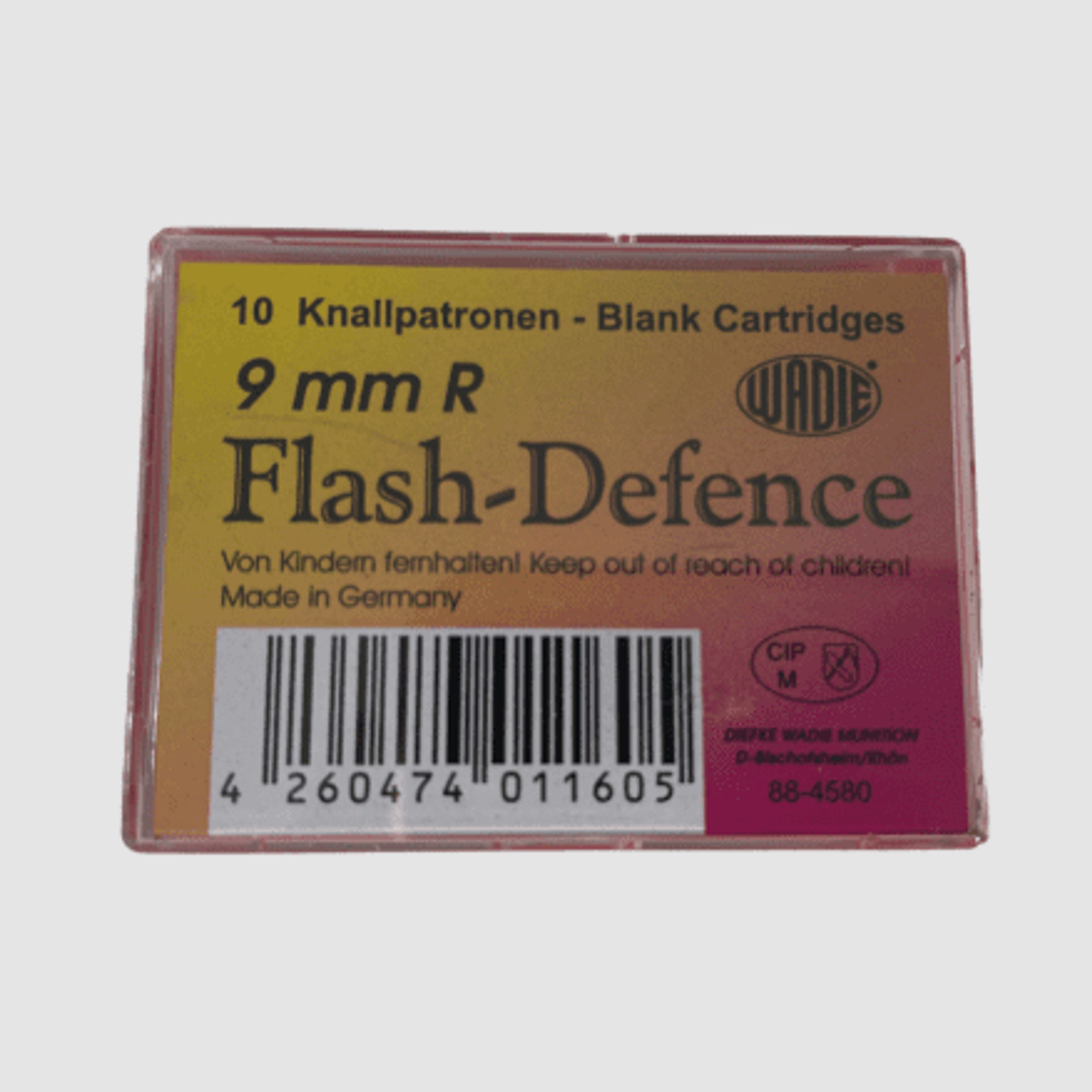 Wadie 9 mm R.K. Flash Defense Platzpatronen - 10 Stk.