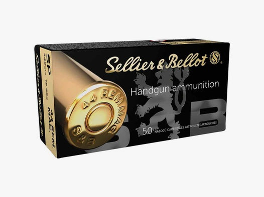 Sellier & Bellot .44 Rem. Magnum Teilmantel SP 240gr. - 50 St.