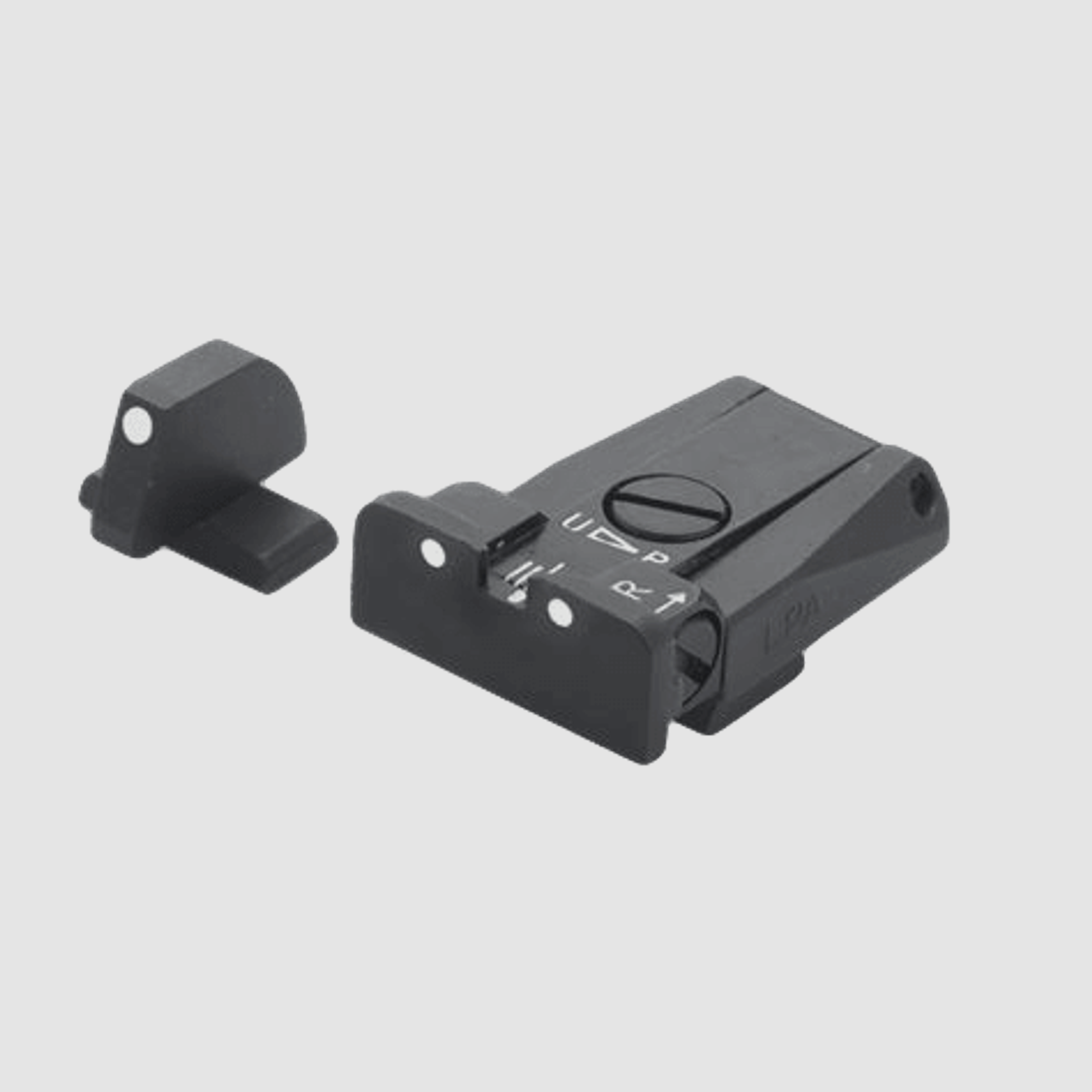 LPA Mikrometer-Visier SPR für Beretta 92A1, 98A1 + 8000 Cougar, 3-Dot inkl. Korn