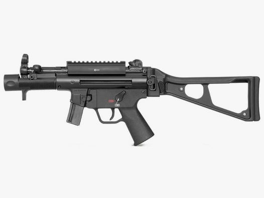 Heckler & Koch SP5K Pistole mit Klappschaft und Picatinnyschiene 9mm