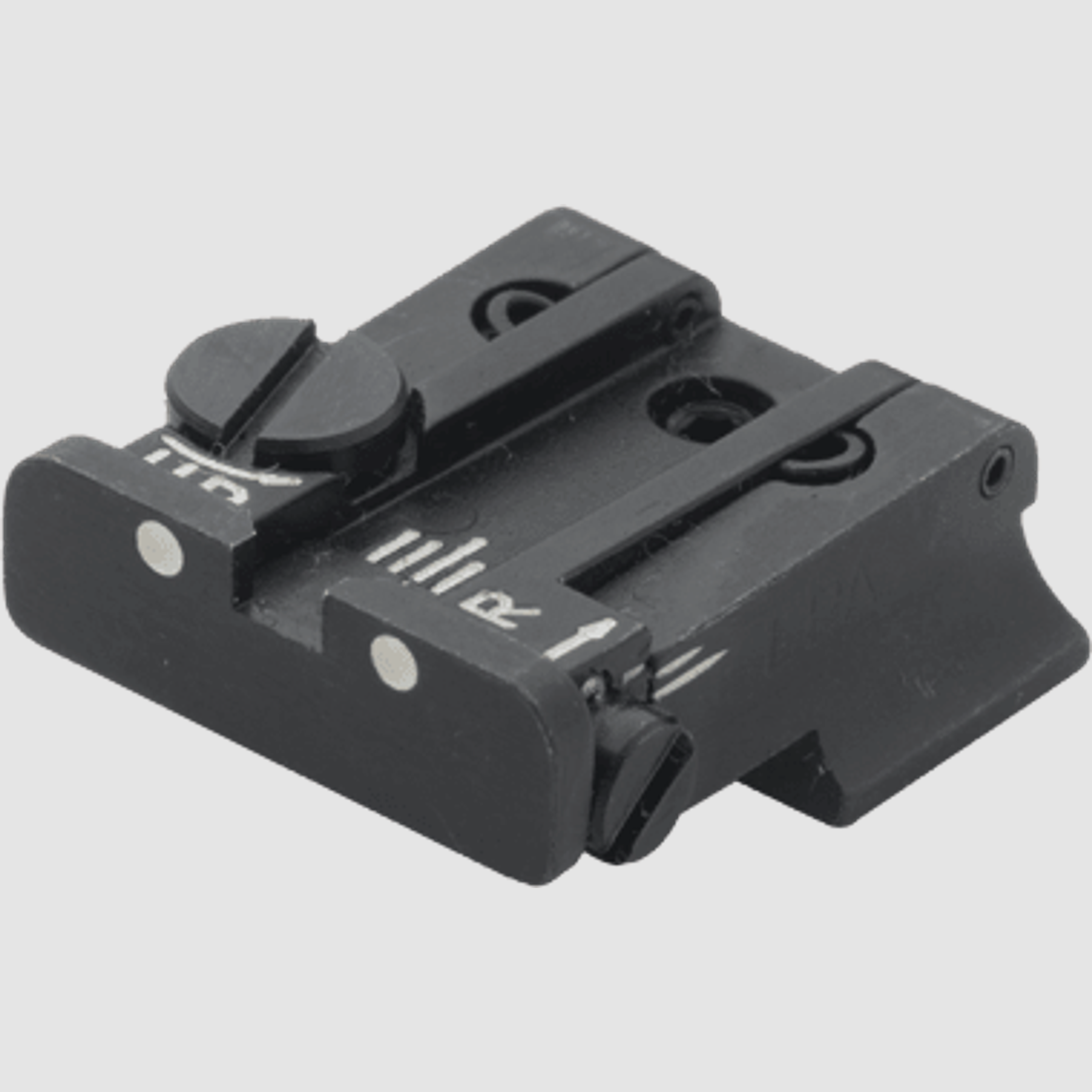 LPA Mikrometer-Visier TPU für S&W Pistolen 3rd Gen cal. .45 ACP/10 mm Auto, 2...