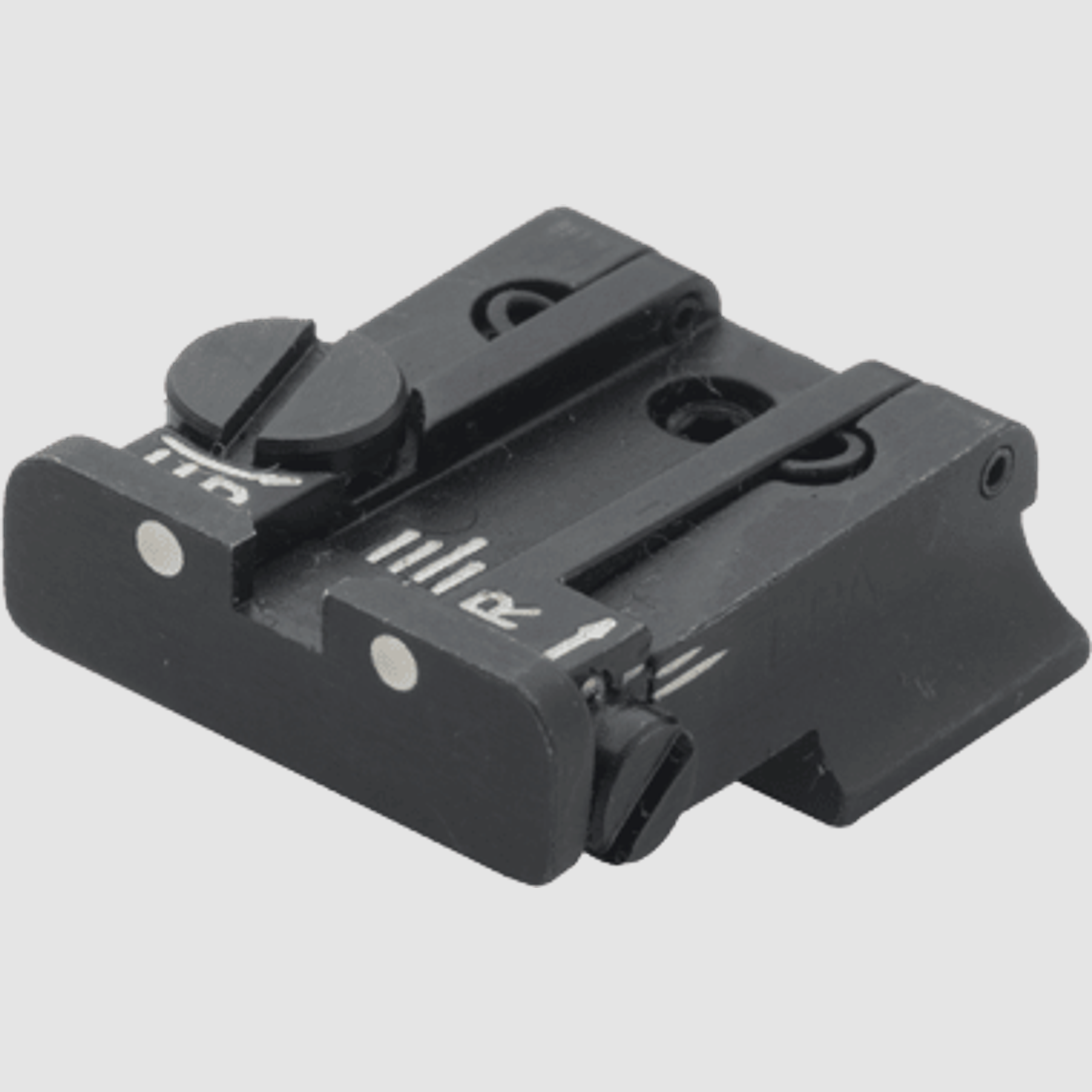 LPA Mikrometer-Visier TPU für S&W 3rd Gen Pistolen cal. 9mm/.40 S&amp;W, 2-Punkte...