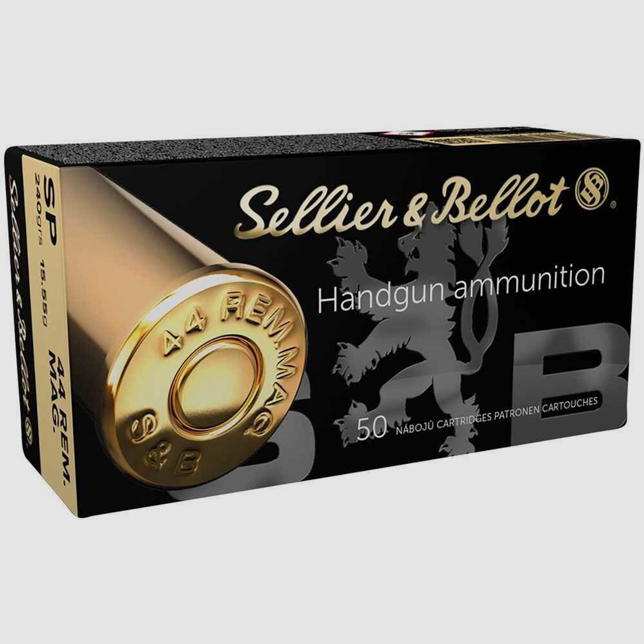 Sellier & Bellot .44 Rem. Magnum Teilmantel SP 240gr. - 50 St.