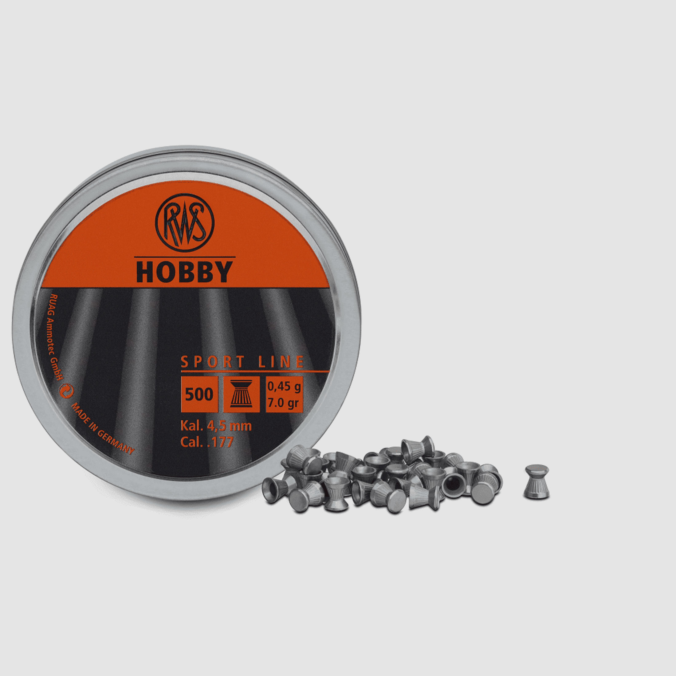 RWS Hobby Diabolo 4,5 mm 0,45g 500er