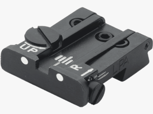 LPA Mikrometer-Visier TPU für Colt Government M1911A1, 2-Punkte ohne Korn