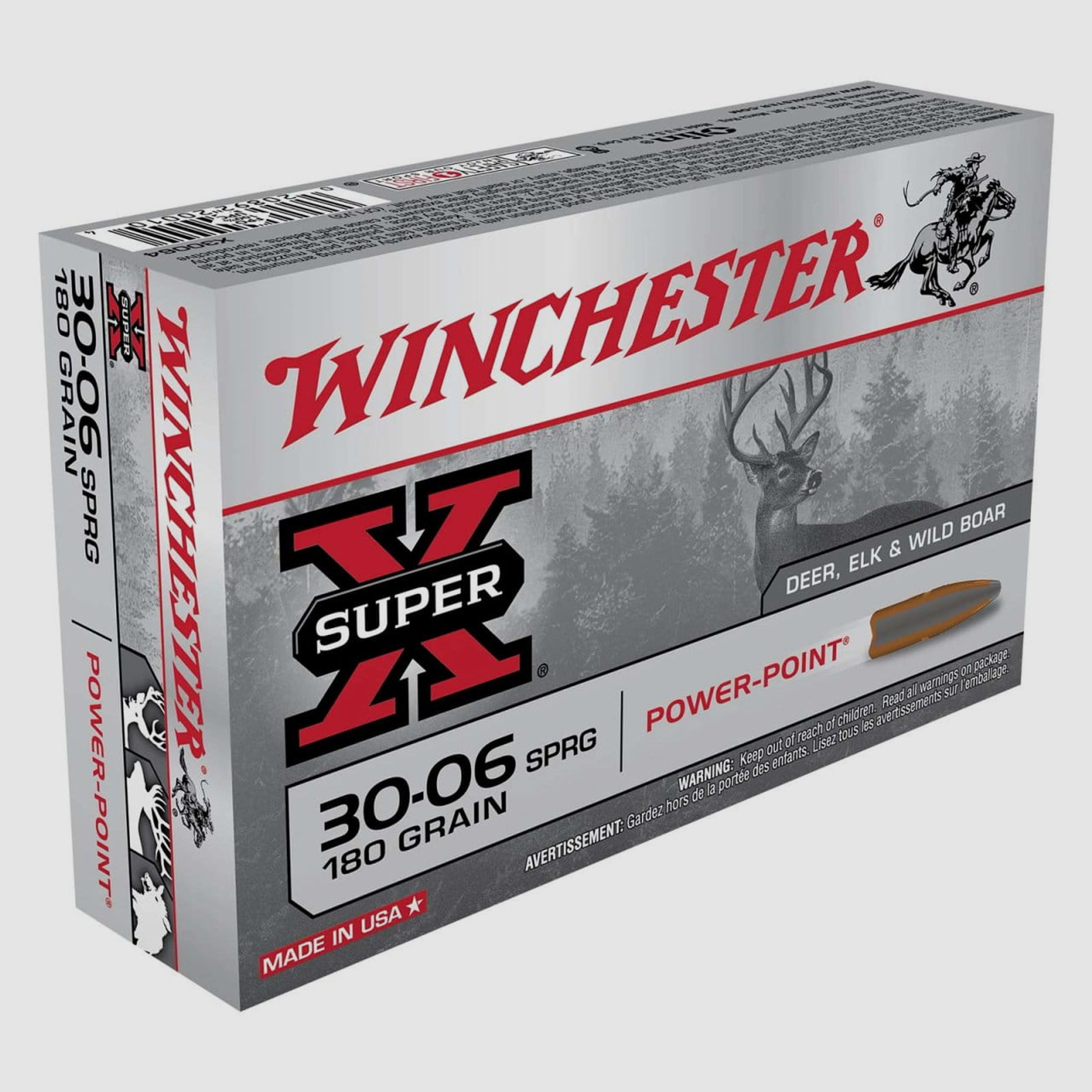Winchester Super X Power Point 30-06 Sprg 180 grs - 20 Stk