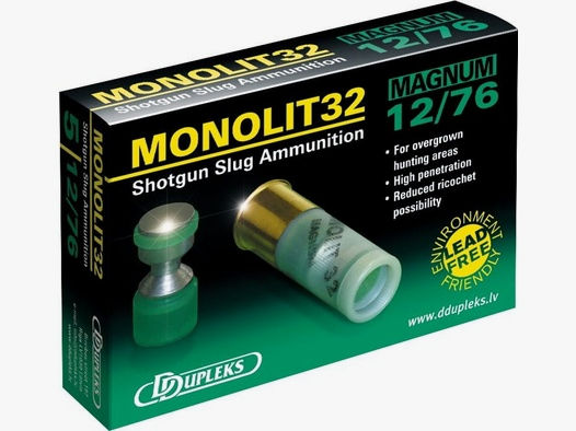 D Dupleks Monolit Slugs 32 Kal. 12/76 - 5 Stk.