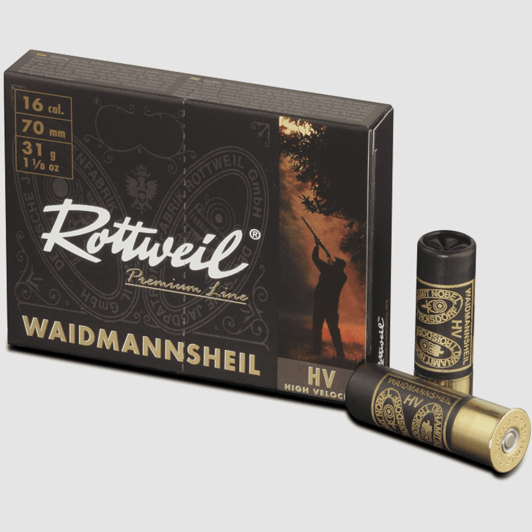 Rottweil Waidmannsheil Plastik 16/70 2,7mm