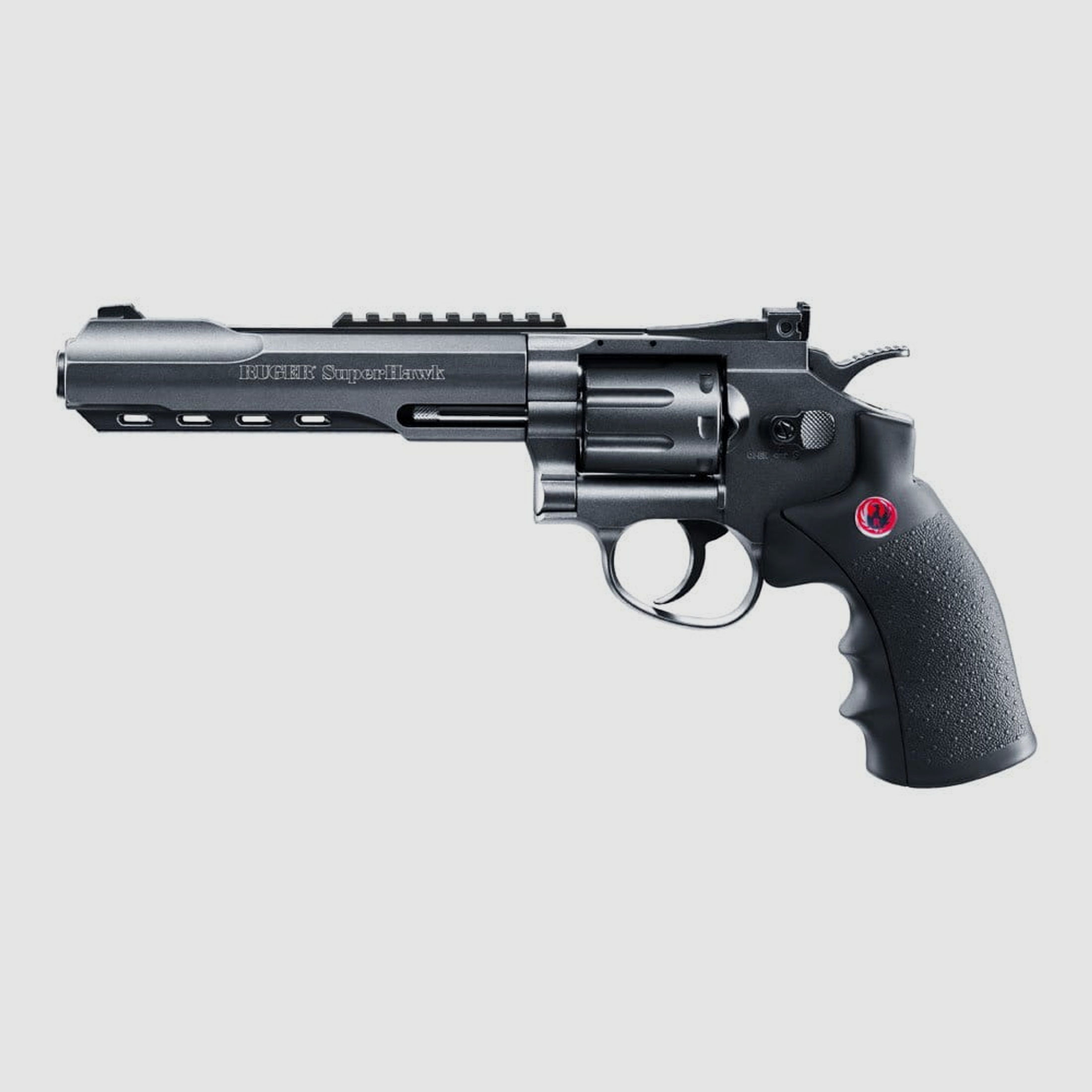 Ruger SuperHawk 6" 6 mm schwarz Softair Revolver