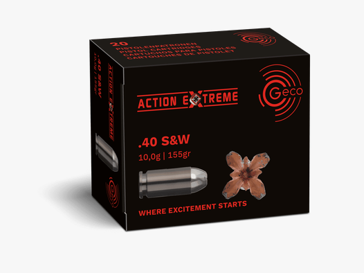 Geco .40 S&W ACTION EXTREME 10g 155gr - 20 Stk