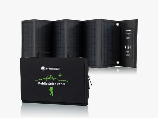 Bresser Mobile Solar Panel 40 Watt mit USB Ladegerät