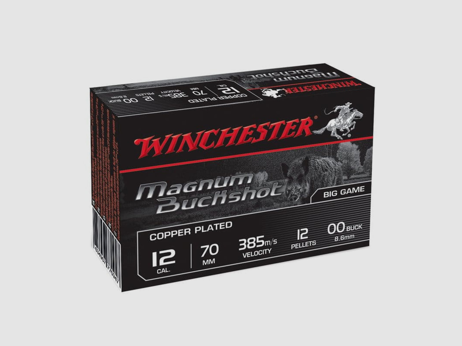 Winchester Magnum Buckshot 8,6mm Kal 12/70 5 Stk.