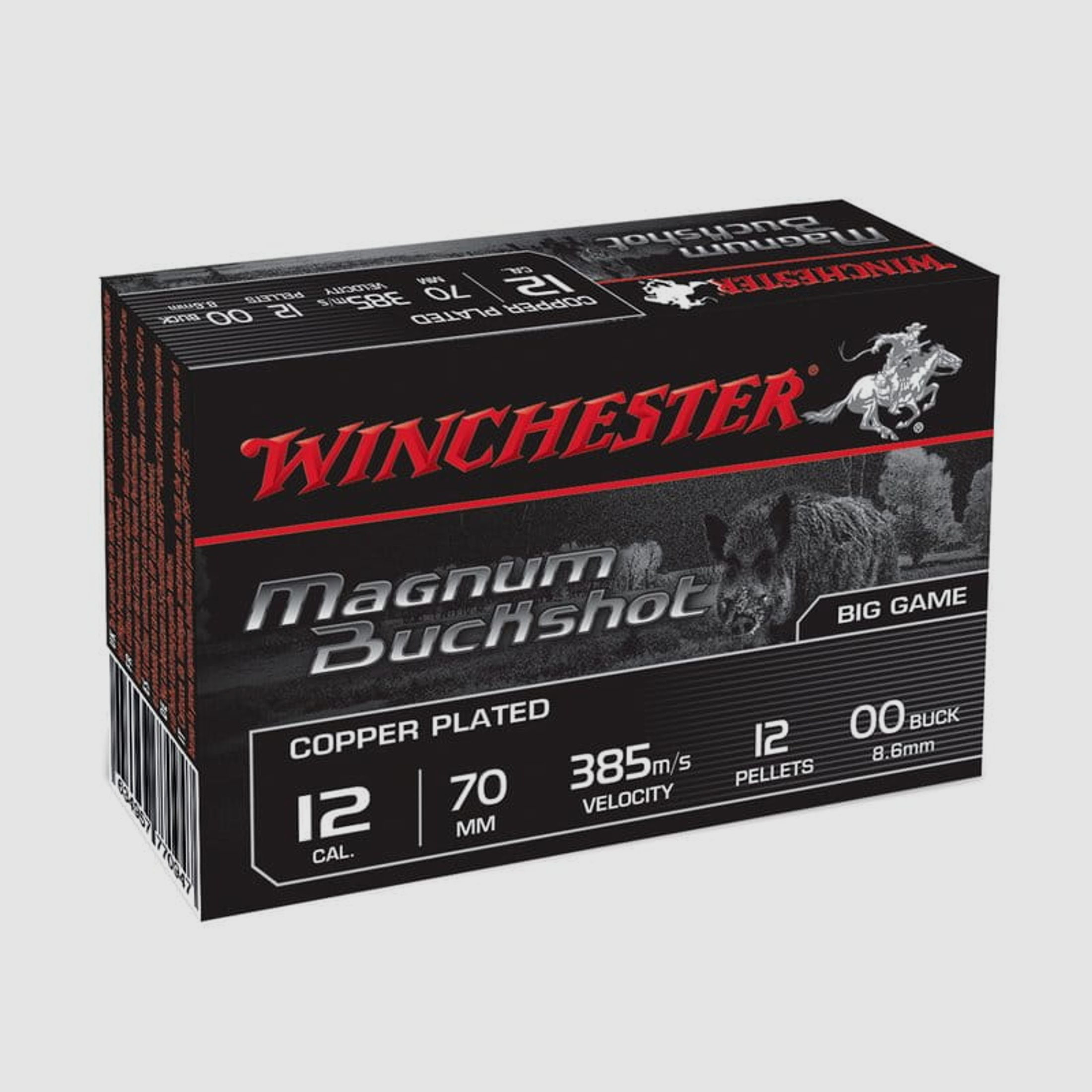 Winchester Magnum Buckshot 8,6mm Kal 12/70 5 Stk.