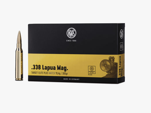 RWS .338 Lapua Mag. Target Elite Plus Match 299gr. - 20 St.