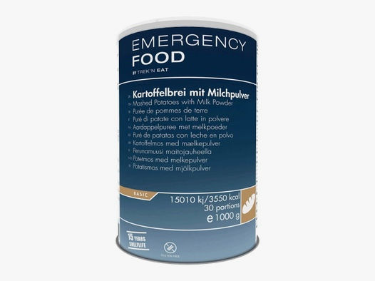 TREK'N EAT EMERGENCY FOOD Kartoffelbrei mit Milchpulver - 1000 g