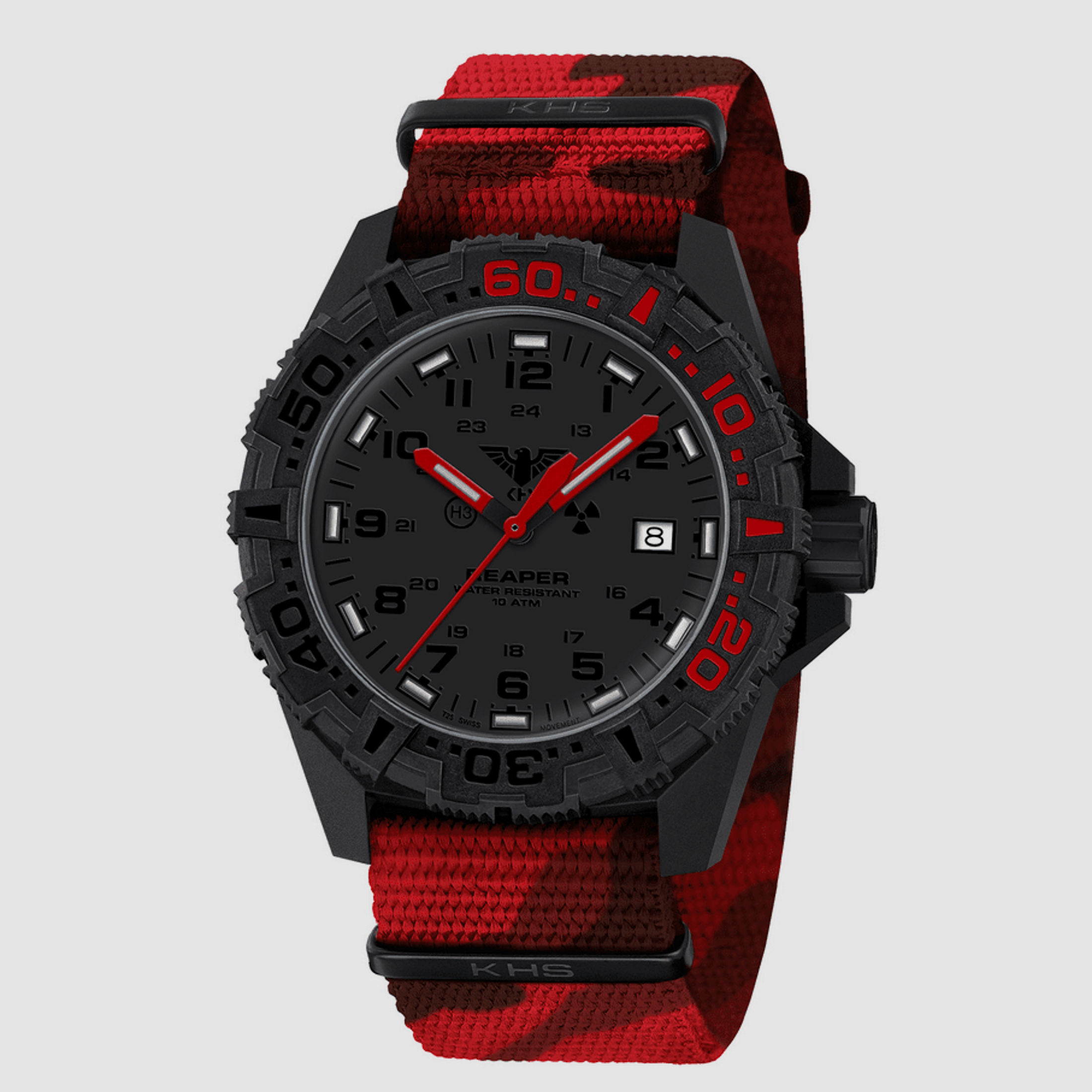 KHS Reaper MKII RED Tactical Watch