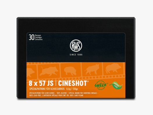 RWS Cineshot Green Bleifrei Kal. 8x57 IS 133 gr. 30 Stk.