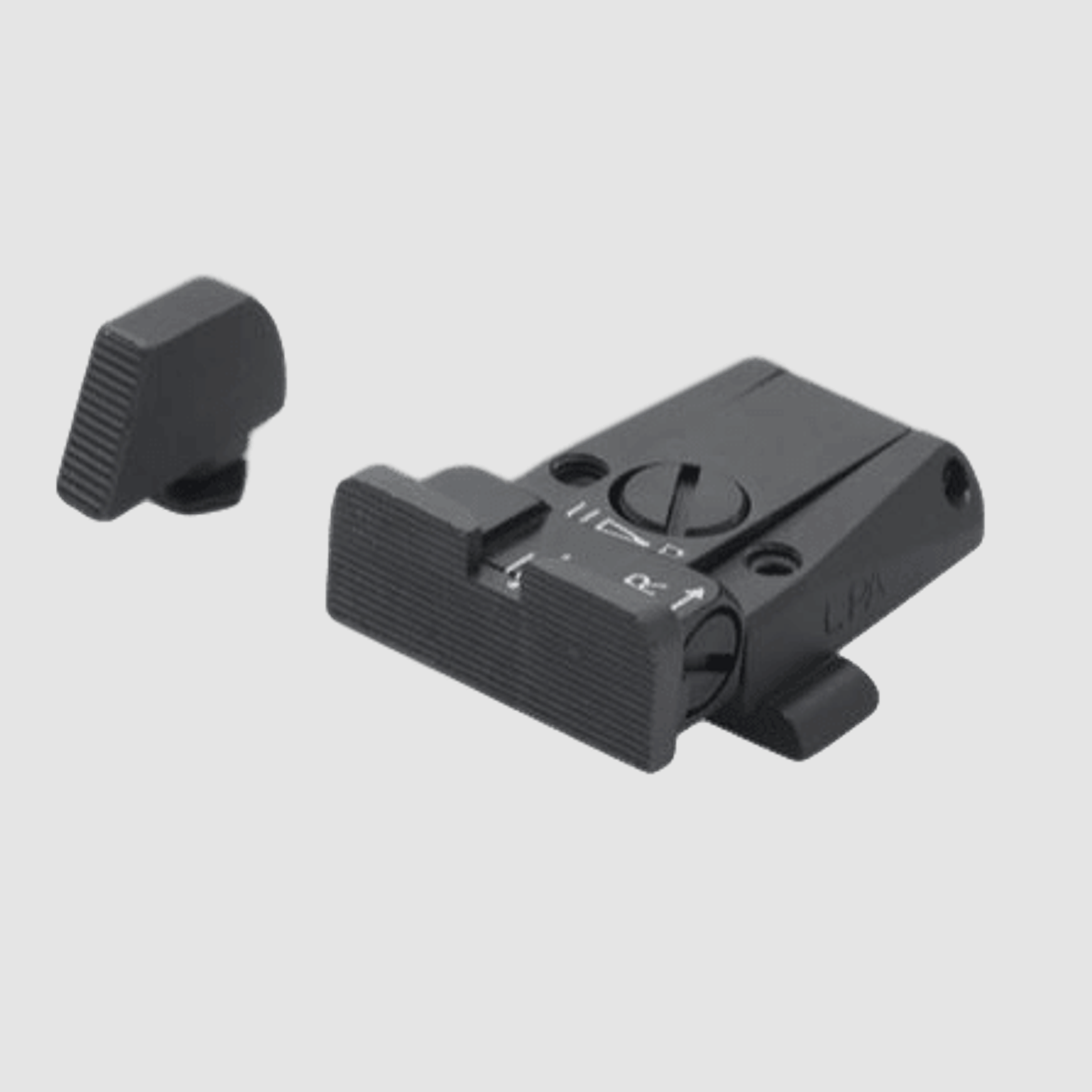 LPA Mikrometer-Visier SPR für Glock-Pistolen inkl. Korn
