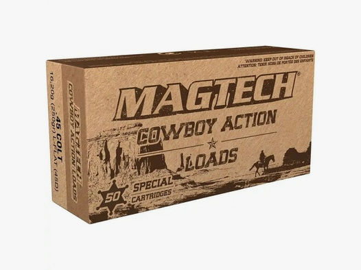 Magtech .45 Colt LFN 250gr. Blei-Flachkopf 45D Cowboy Action