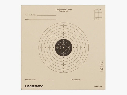 Umarex Luftgewehr Zielscheiben 14x14 cm - 1.000 Stück